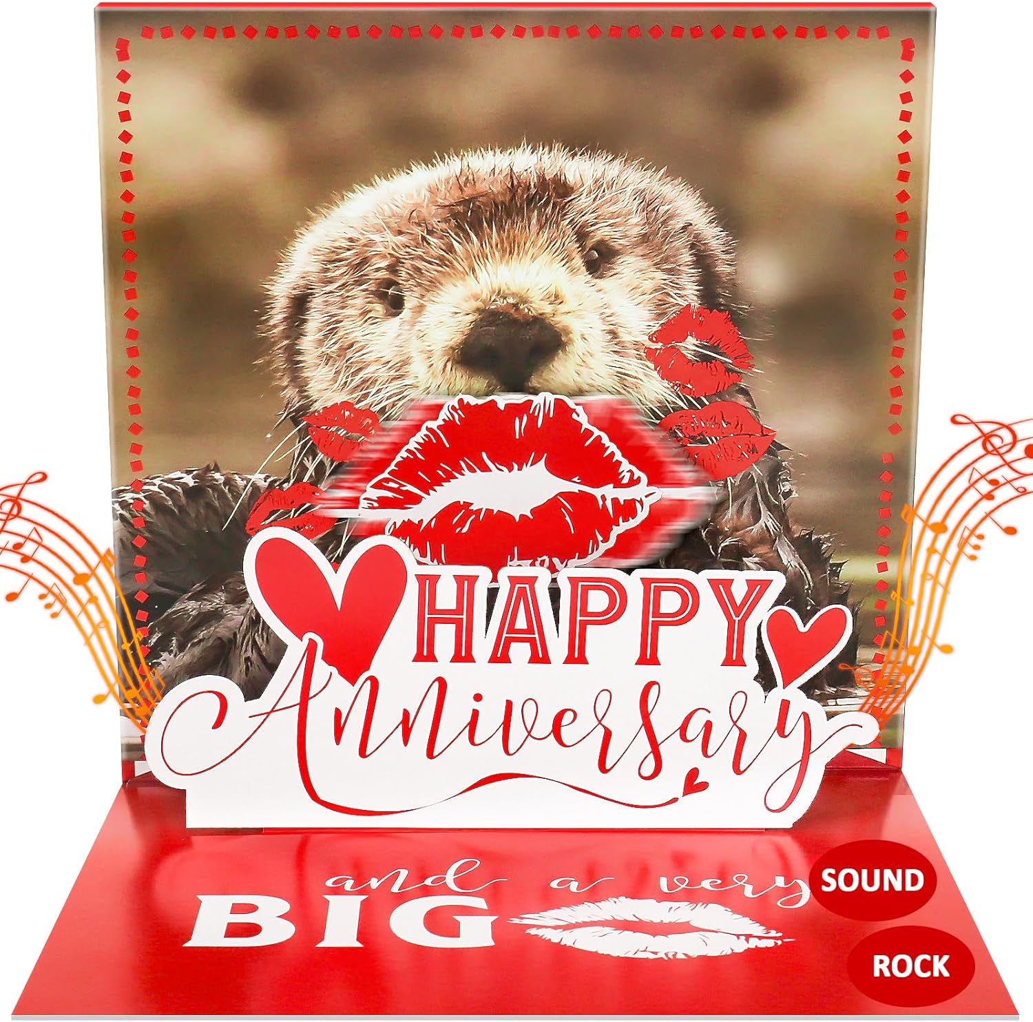 Special Anniversary Card, Unique Funny MUSIC Greeting Card, Innovative Celebrati...