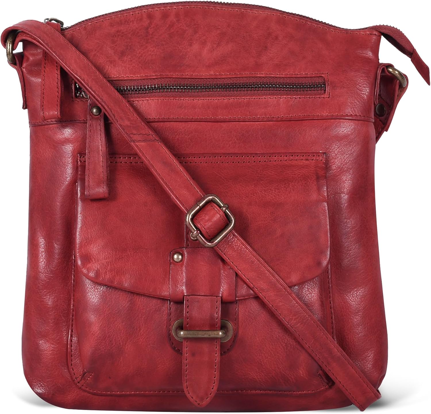 Leather Crossbody Bags for Women - Trendy Leather Crossbody Purses For Women - M...