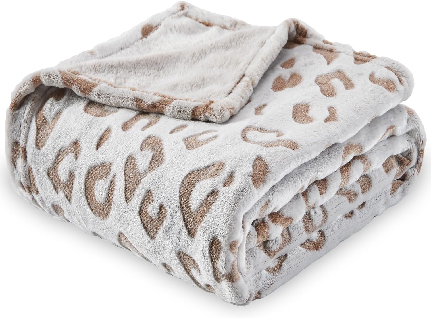 SOCHOW Flannel Fleece Cheetah Print Throw Blanket for Women, Lightweight Super S...