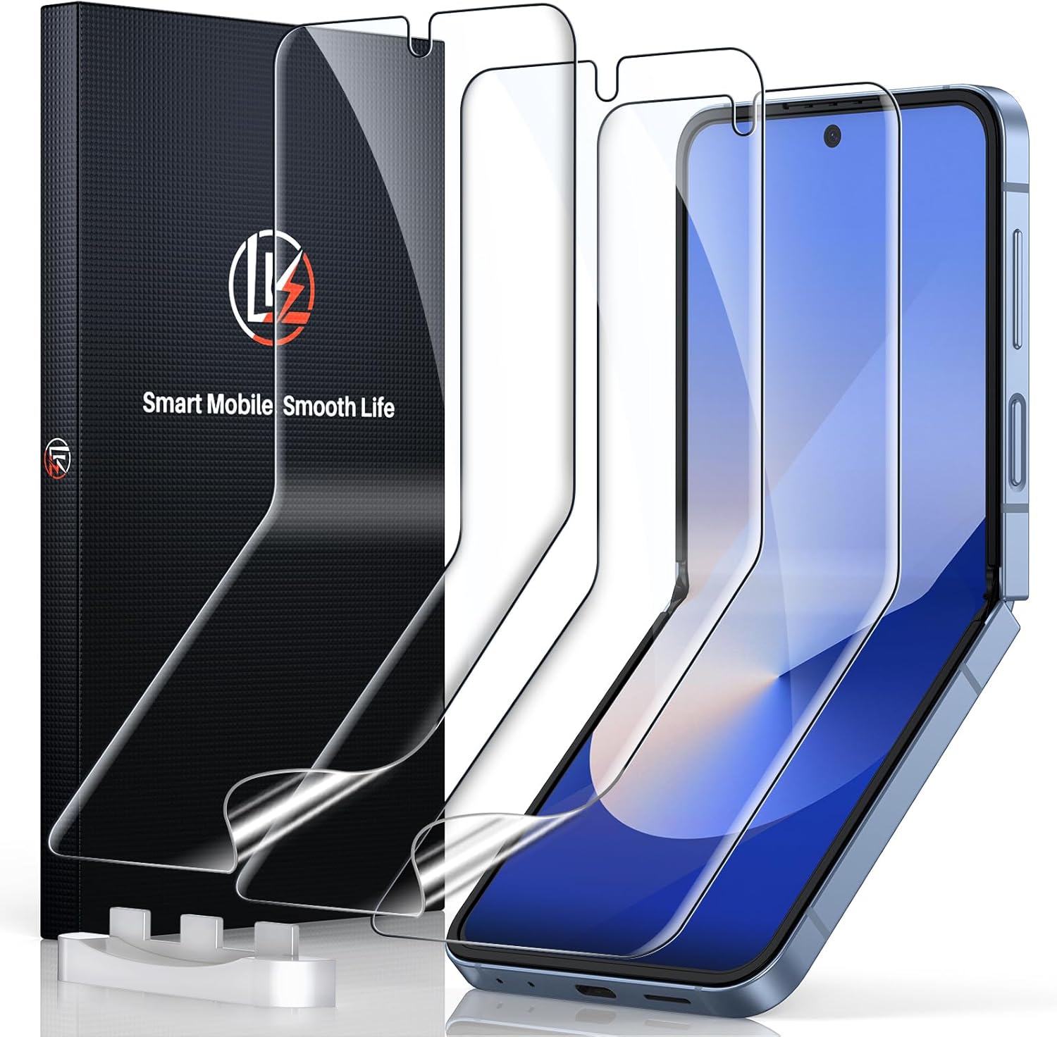 LK 3 Pack for Samsung Galaxy Z Flip 6 Screen Protector, Touch Sensitive, Full Co...