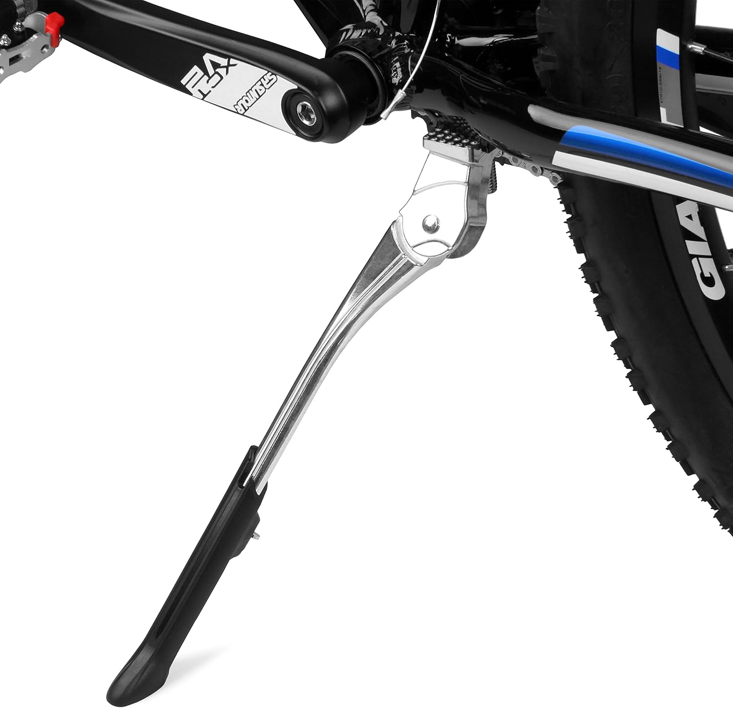 BV Chromium Adjustable Bicycle Kickstand with Concealed Spring-Loaded Latch, for...