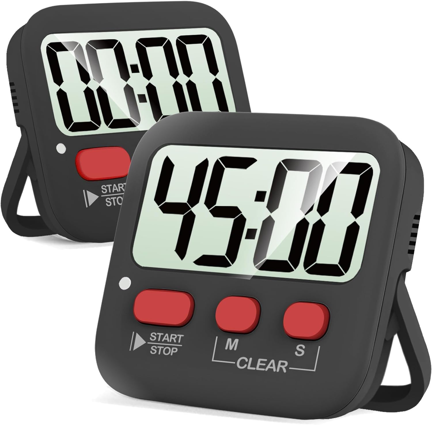 Antonki Timer, Kitchen Timers for Cooking, 2 Pack Kitchen Timer Digital Egg Time...