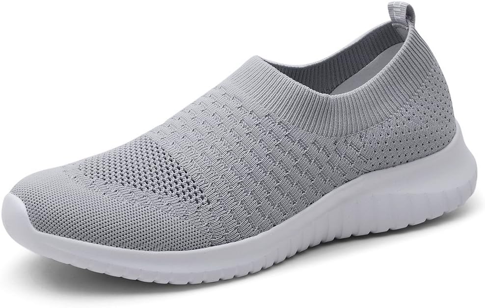 TIOSEBON Women's Athletic Walking Shoes Slip On Casual Mesh-Comfortable Tennis W...