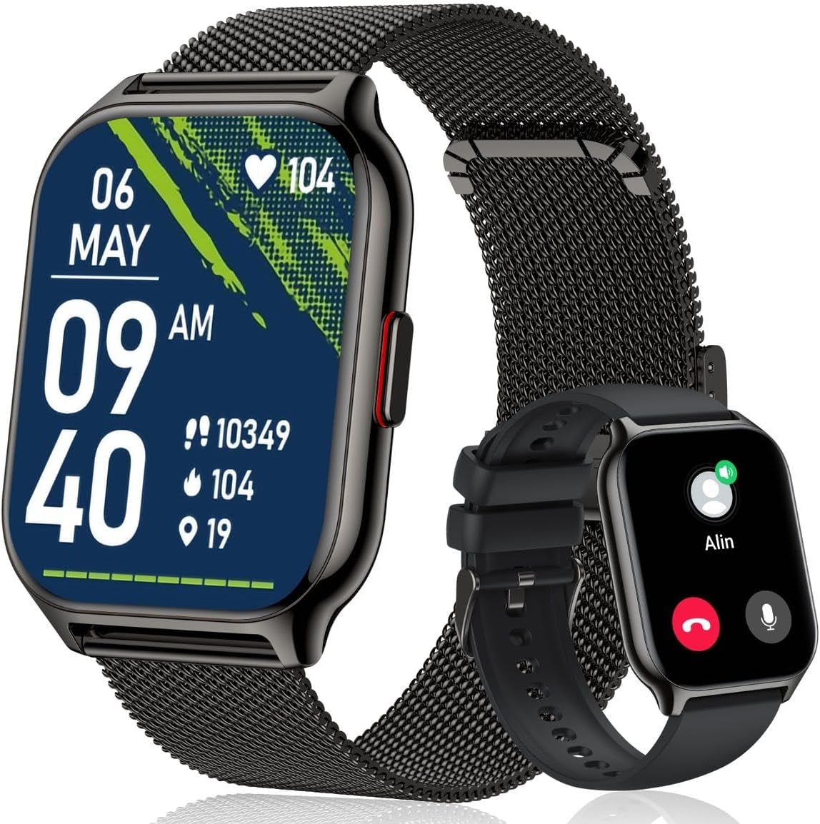 ZOSKVEE Smart Watch for Men Women Answer/Make Calls, 2.01" Fitness Watch with Bl...