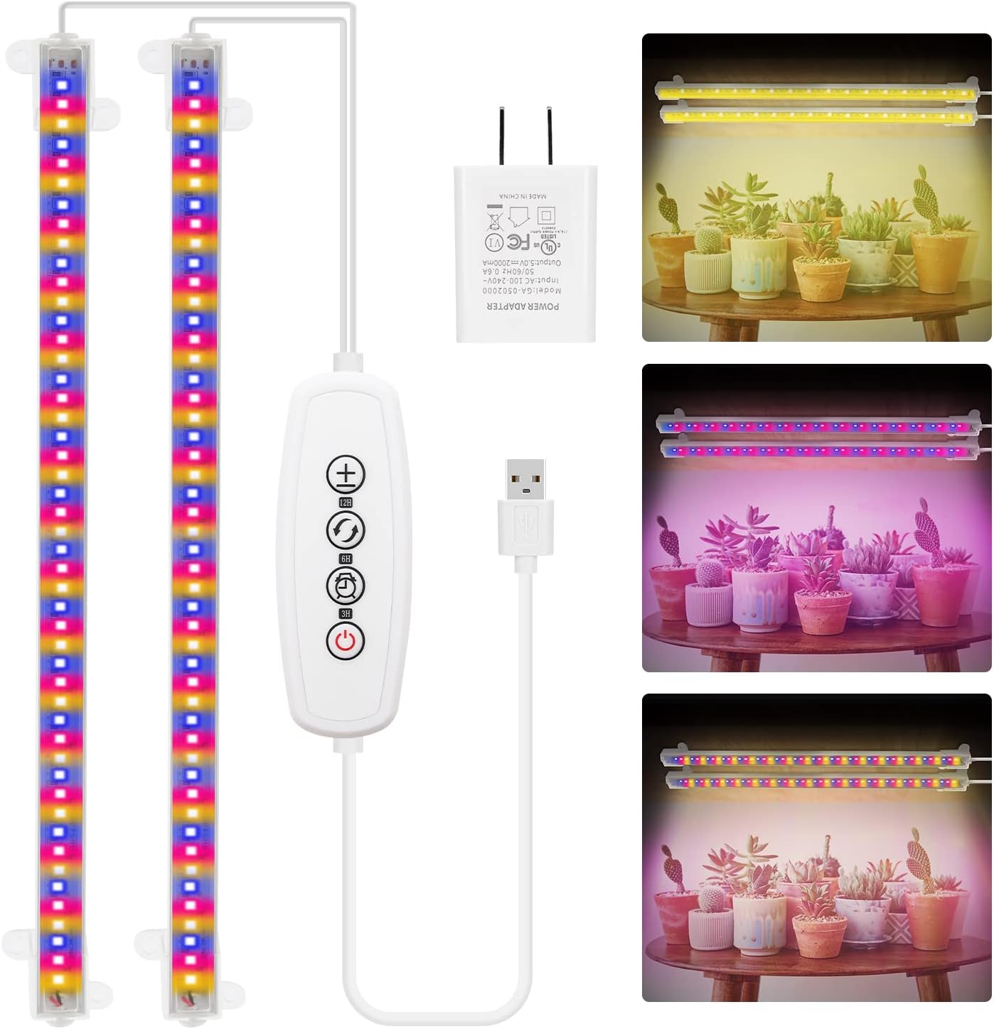 Grow Lights for Indoor Plants Full Spectrum, Grow...