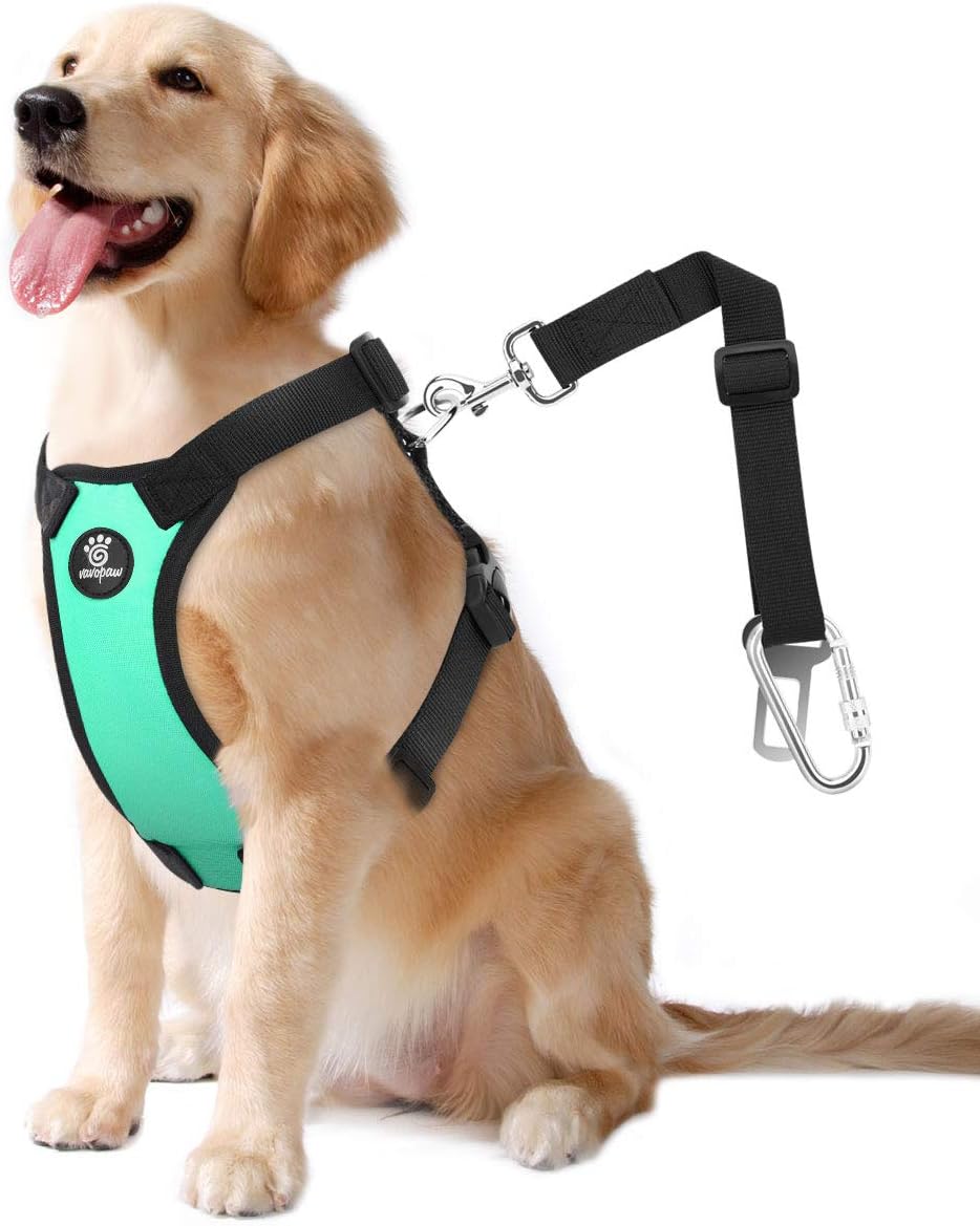 Dog Vehicle Safety Vest Harness, Innovative Adjust...