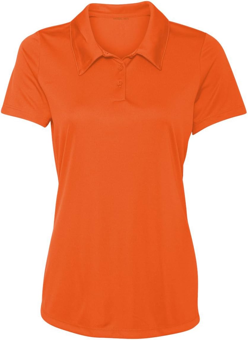 Women's Dry-Fit Golf Polo Shirts 3-Button Golf Polo's in 20 Colors XS-3XL Shirt...