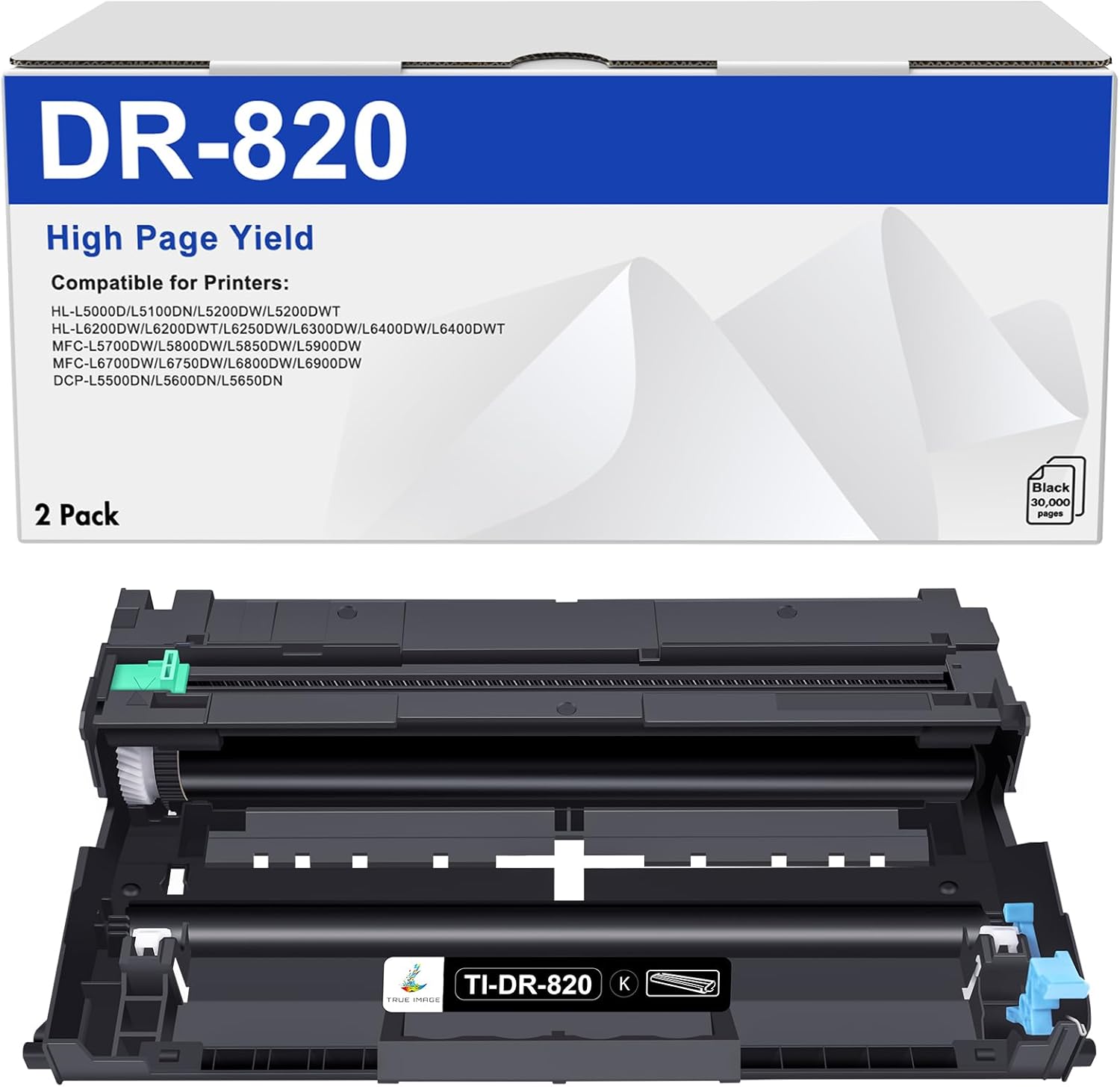 TRUE IMAGE DR820 Compatible for Brother DR820 DR-820 DR 820 Replacement for HL-L...