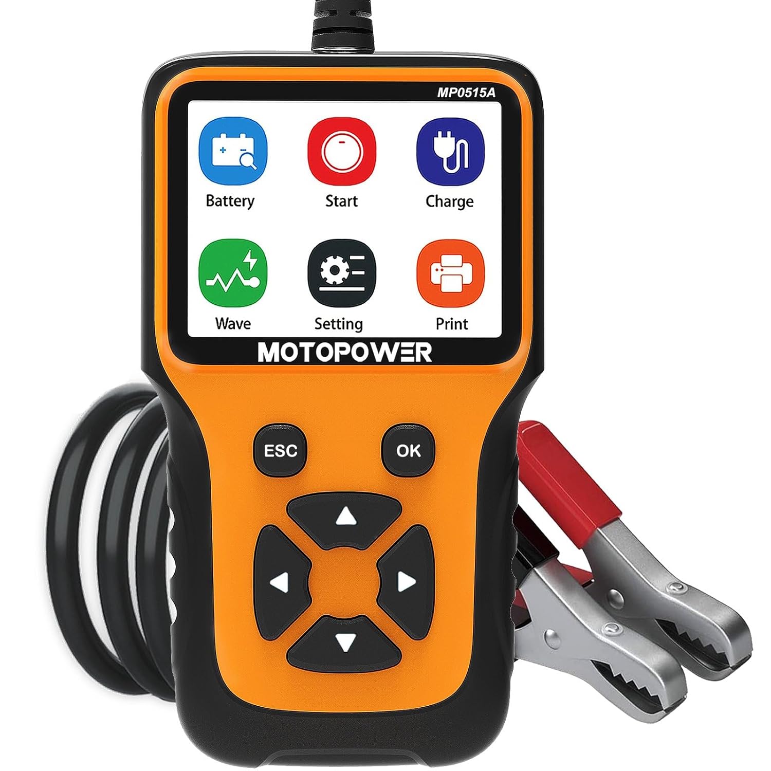 MOTOPOWER MP0515A 12V Car Battery Charge Tester and Alternator Analyzer