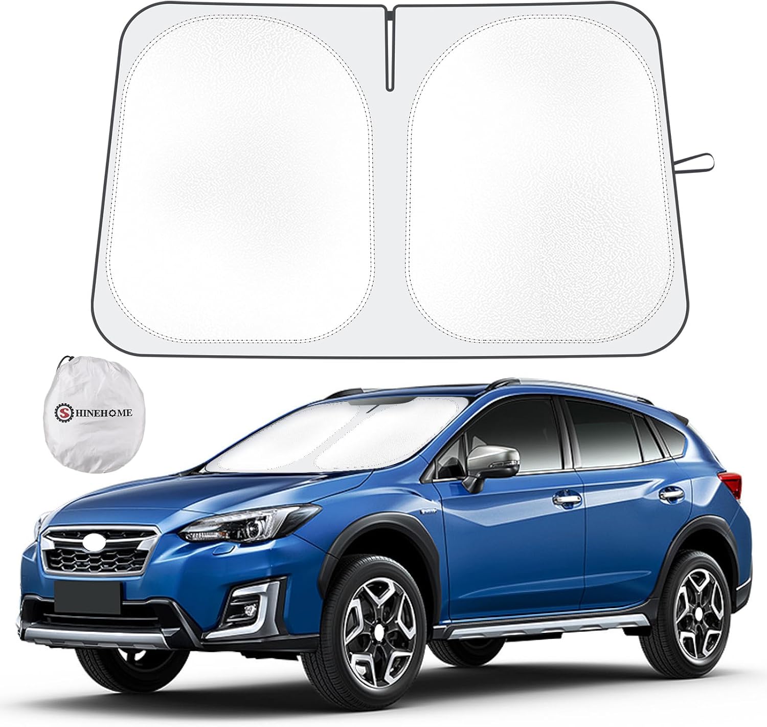 Car Windshield Sun Shade Compatible with 2018 2019 2020 2021 2022 2023 2024 Suba...