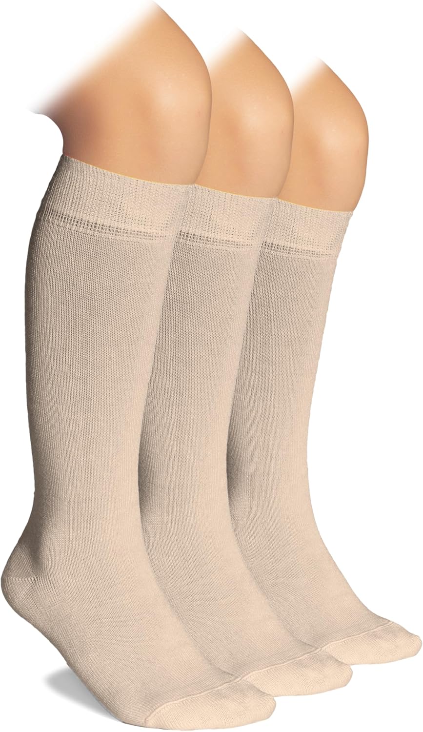 Knee High Socks for Girls Boys Toddlers, Unisex Little Kids, Soft, Long School U...