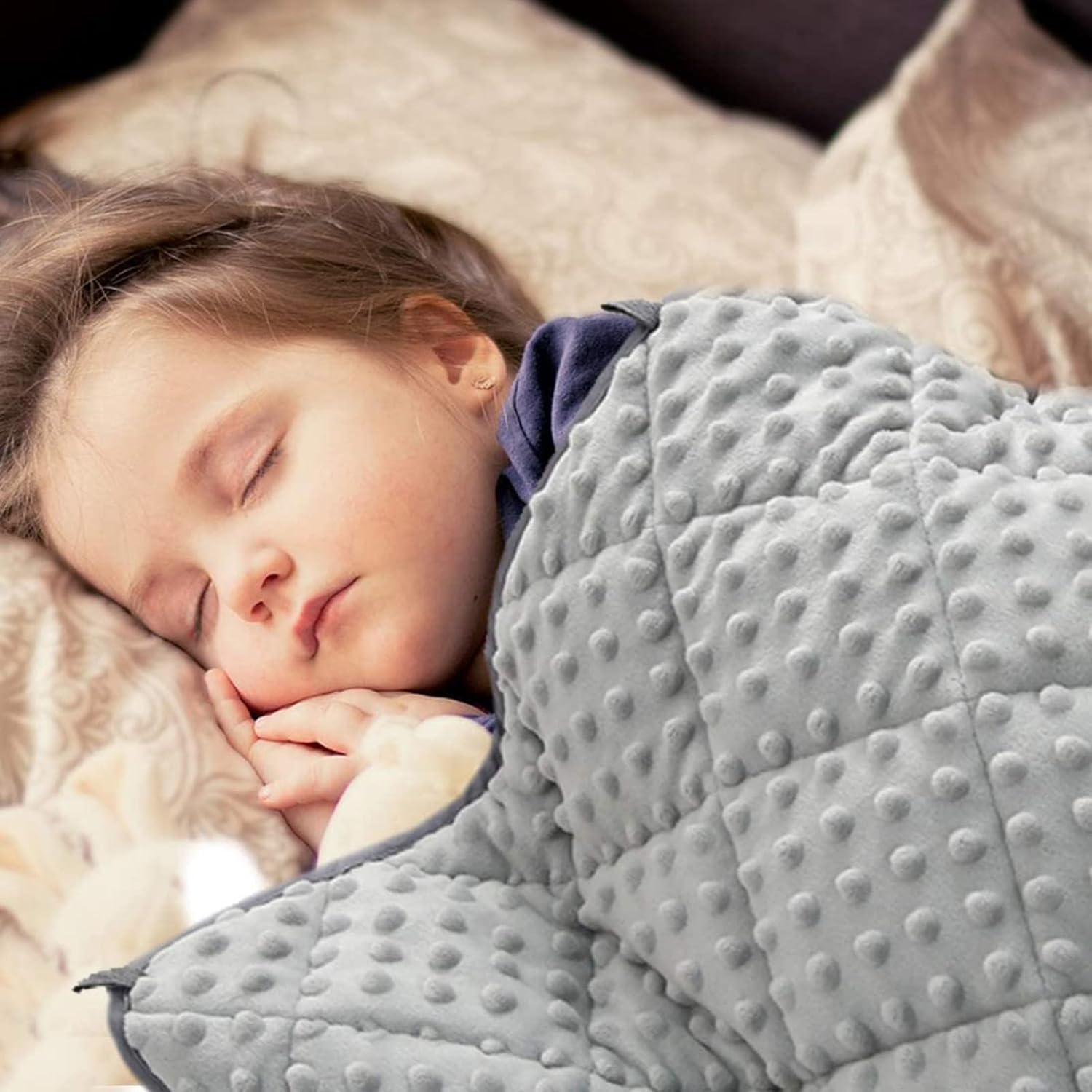 MAXTID Weighted Blanket for Kids Reversible Heavy Blankets Washable Weighted Bla...