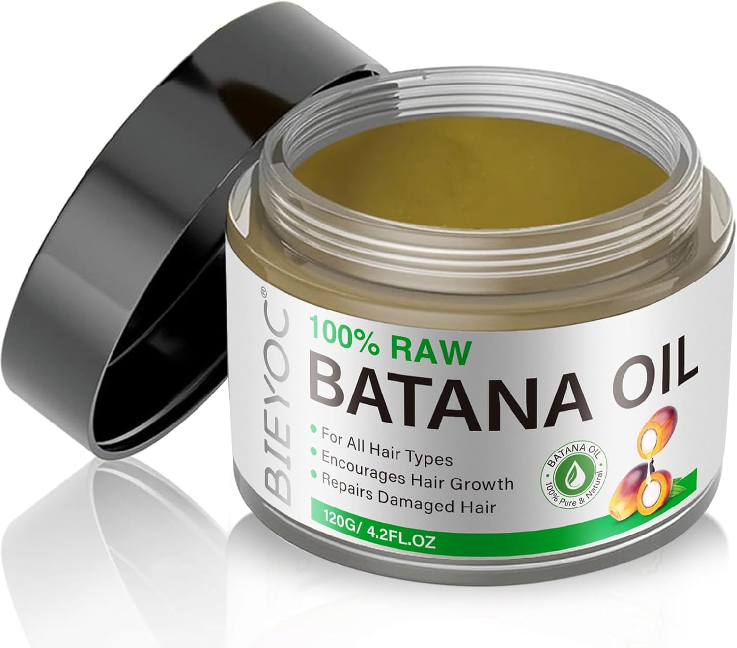 Raw Batana Oil for Hair Growth: 100% Pure - Batana Oil Oragnic Dr. Sebi from Hon...