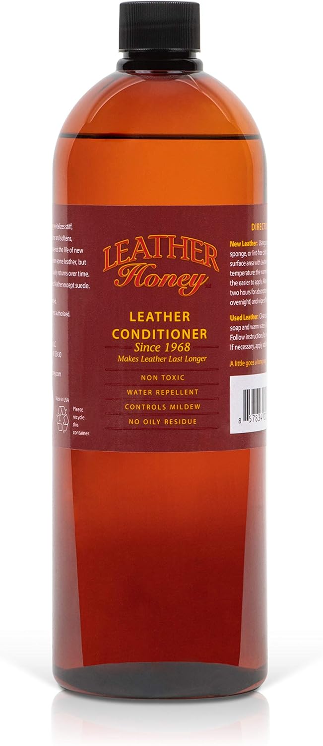 Leather Honey Leather Conditioner, Non-Toxic & Mad...