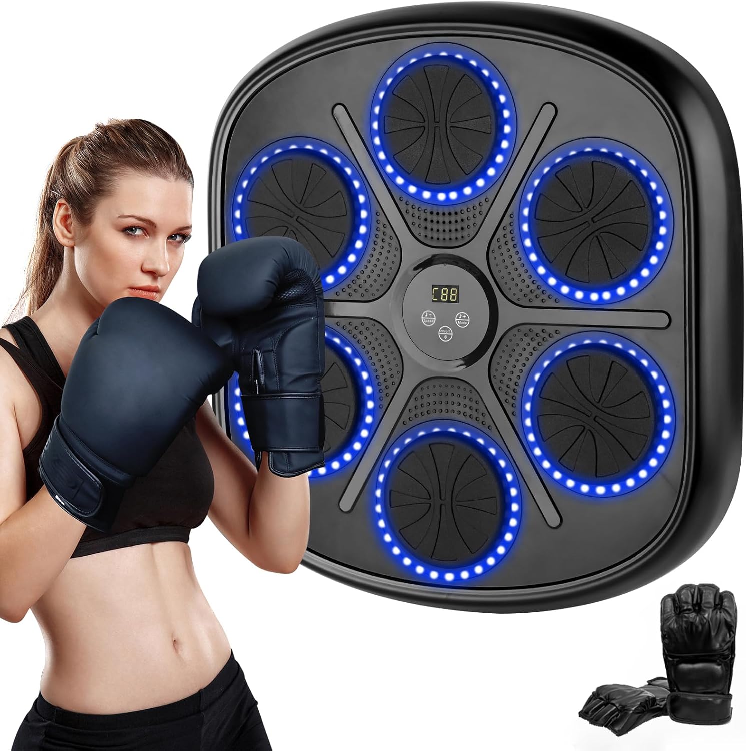 Music Boxing Machine, Smart Bluetooth Connection Boxing Machine, Boxing Training...
