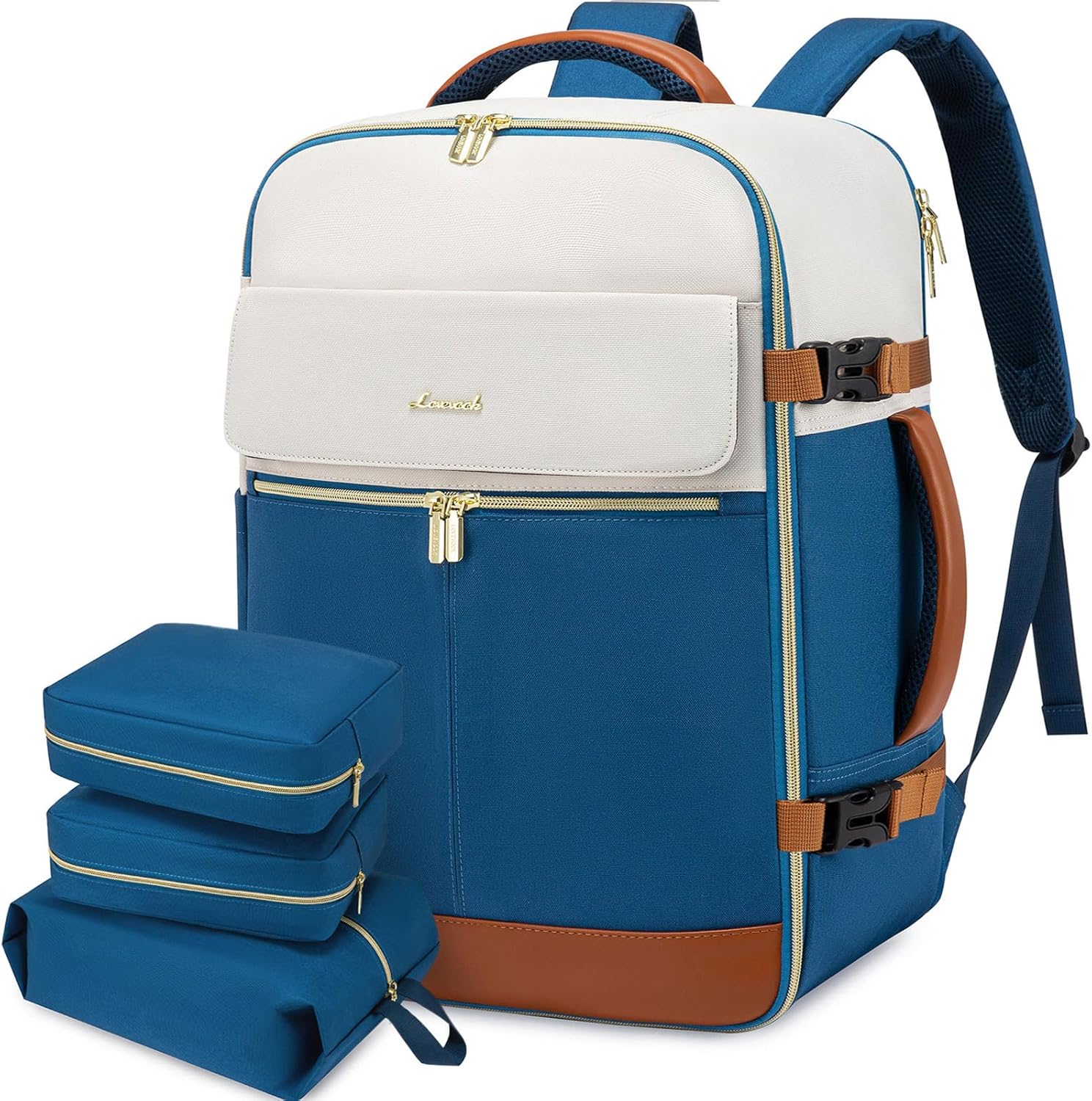 LOVEVOOK Travel Backpack for Women, TSA Carry On Backpack Flight Approved Luggag...