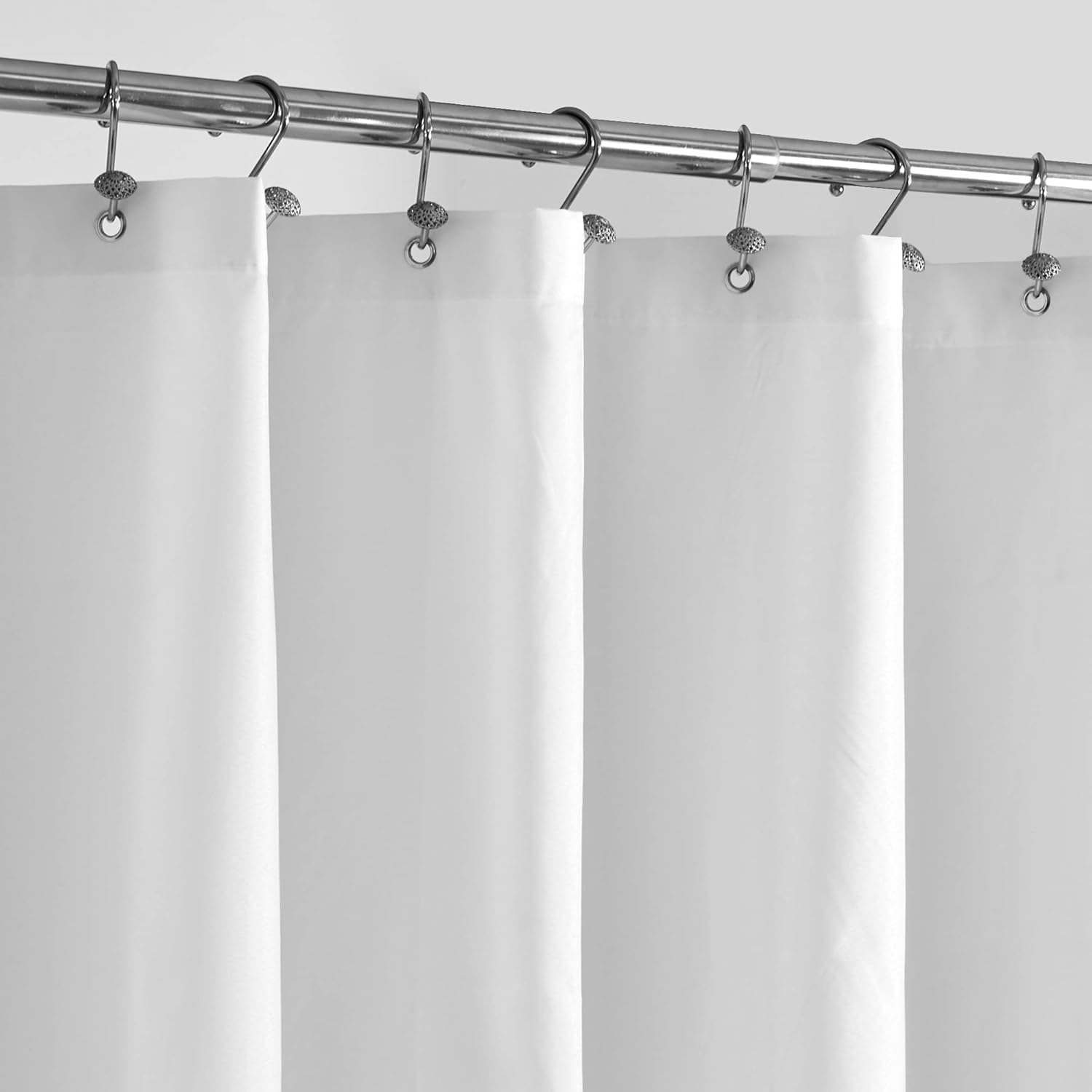 ALYVIA SPRING Extra Long Fabric Shower Curtain Lin...