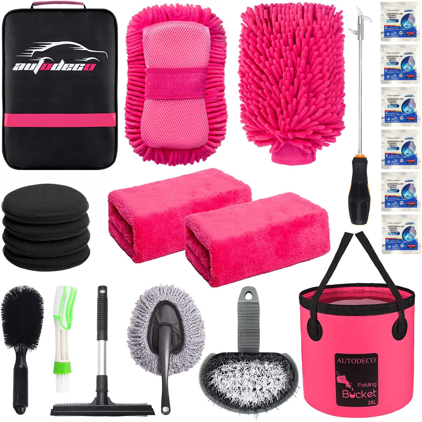 AUTODECO Car Wash Cleaning Tools Kit, Special Car...