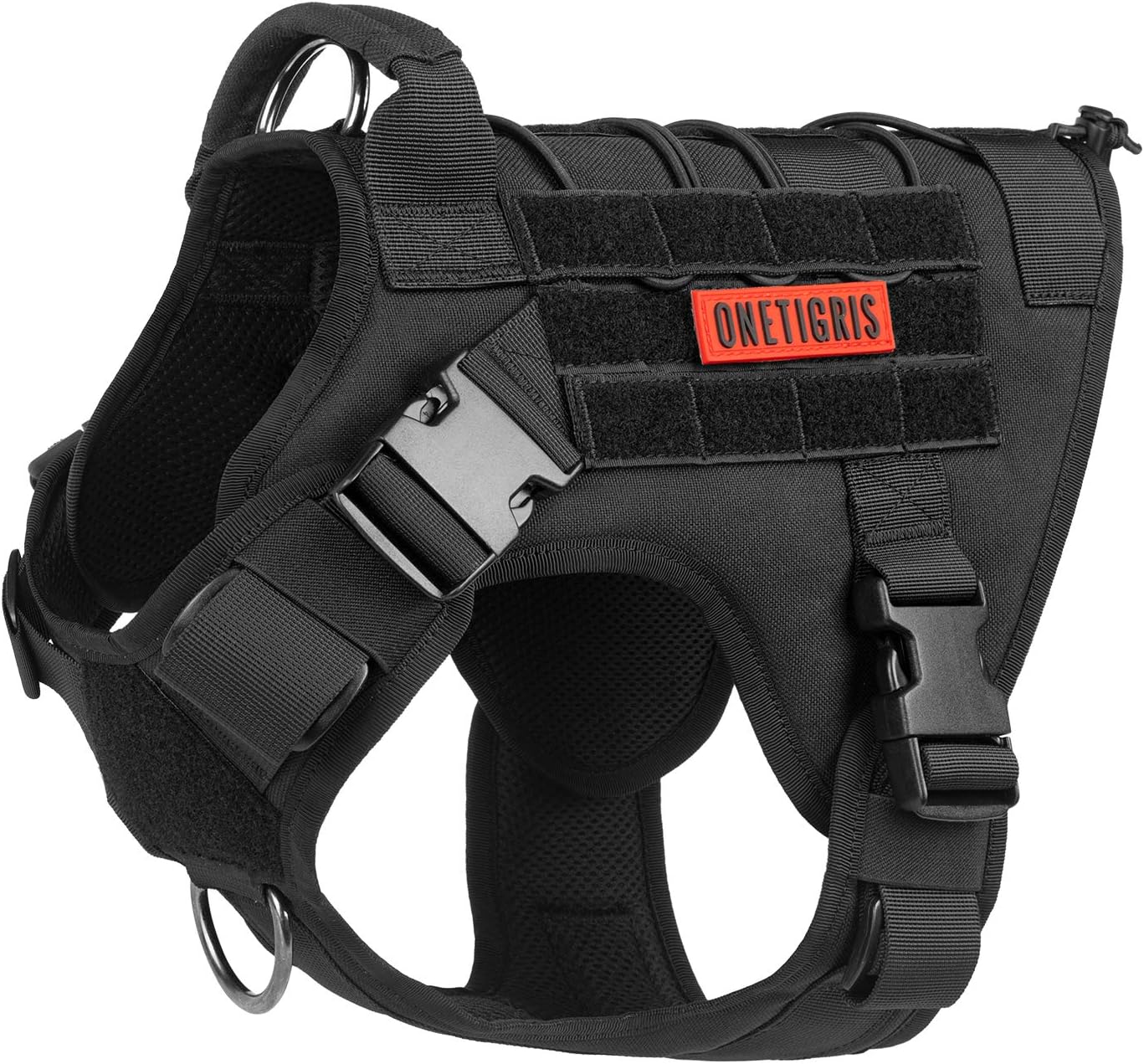 OneTigris Tactical Dog Harness Vest with Handle,Dog Harness for Large Dogs,No-Pu...