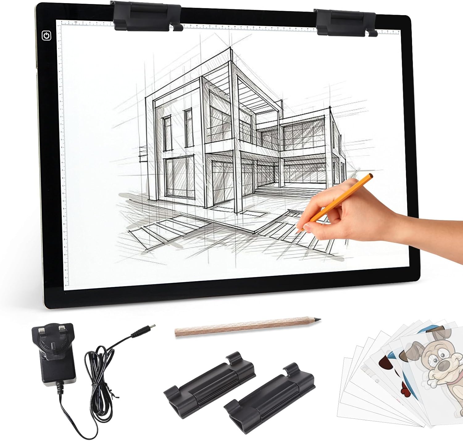 A2 Light Box for Tracing - Diamond Painting Light Board with 12v2a Adapter 2 Mul...