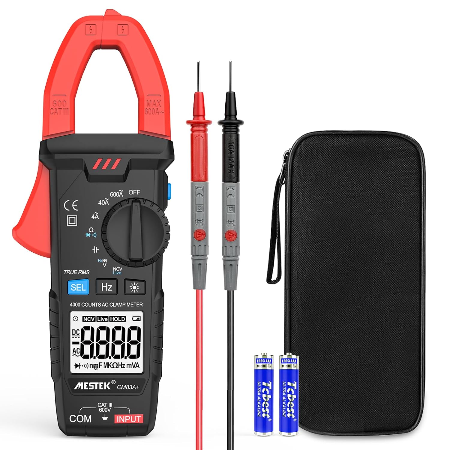 MESTEK Digital Clamp Meter, Special Multimeter Voltage Tester, Innovative Auto-R...