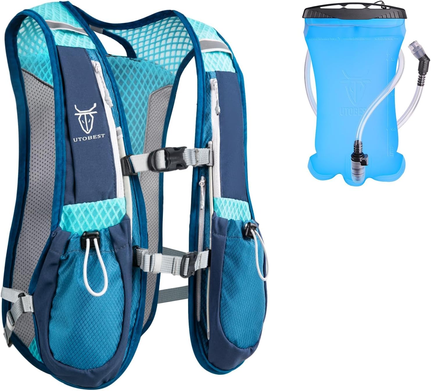UTOBEST Running Vest Running Backpacks Lightweight Functional Hydration Pack 5L,...