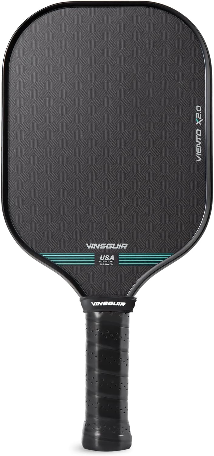 VINSGUIR Pickleball Paddle, Special Carbon Fiber Pickleball Paddle with Longer H...