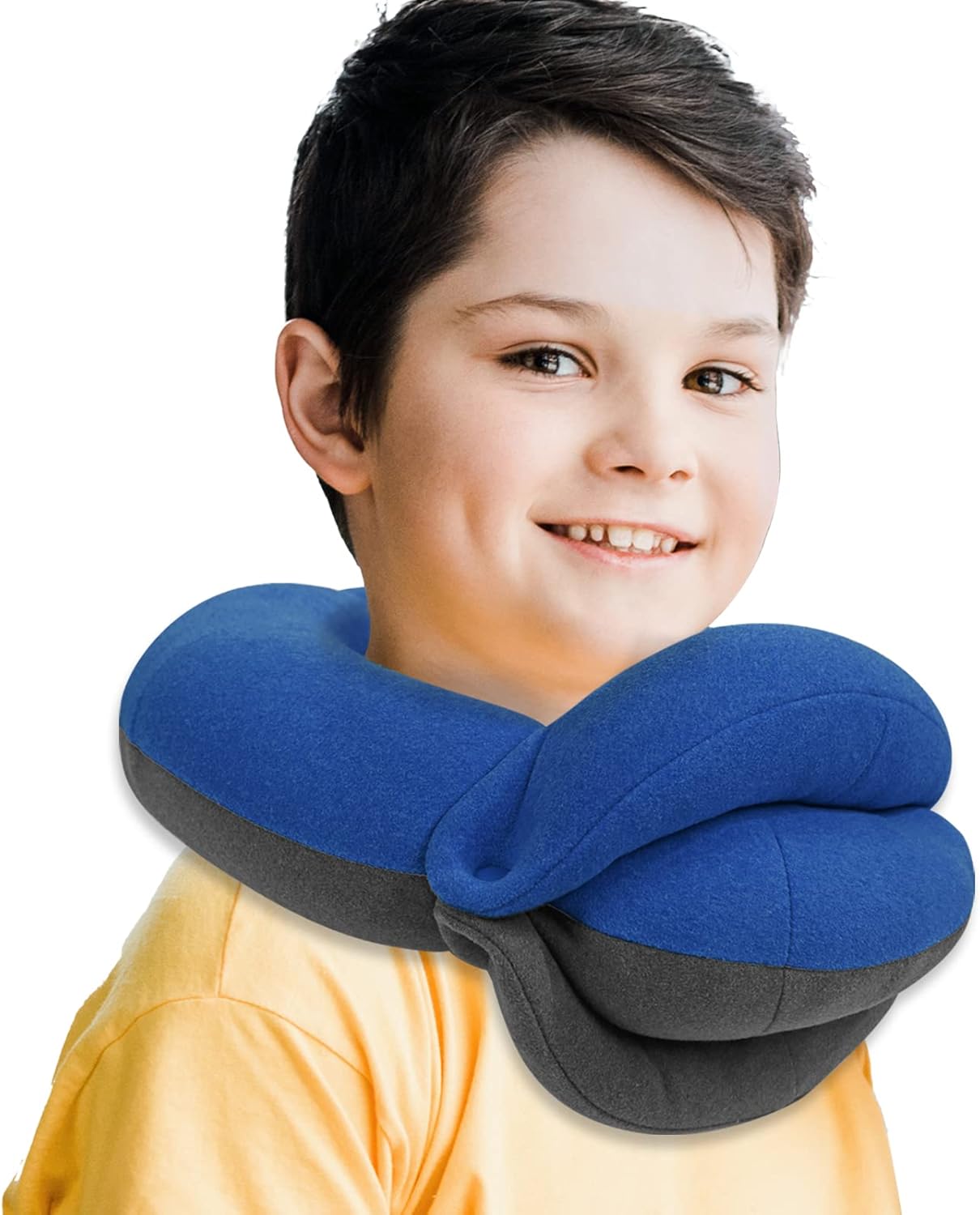 BUYUE Kids Travel Pillows for Airplane, 360° Head Support Sleeping Essentials fo...