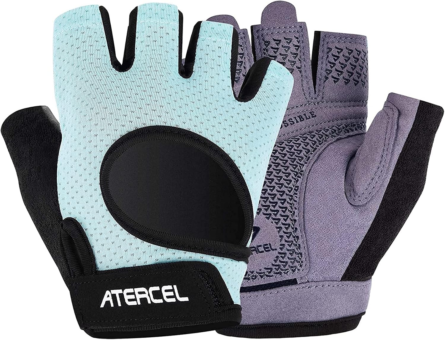 ATERCEL Weight Lifting Gloves Full Palm Protection, Workout Gloves for Gym, Cycl...