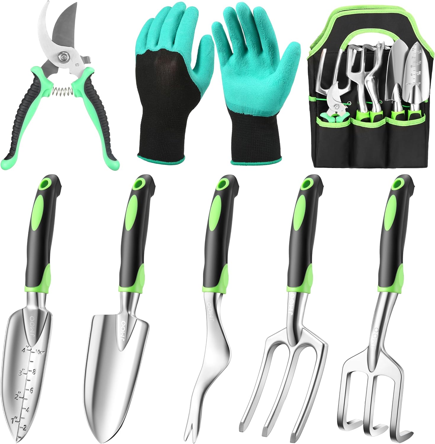 Garden Tools, Special 8-Piece Garden Tool Set with Non-Slip Ergonomic Handles, H...
