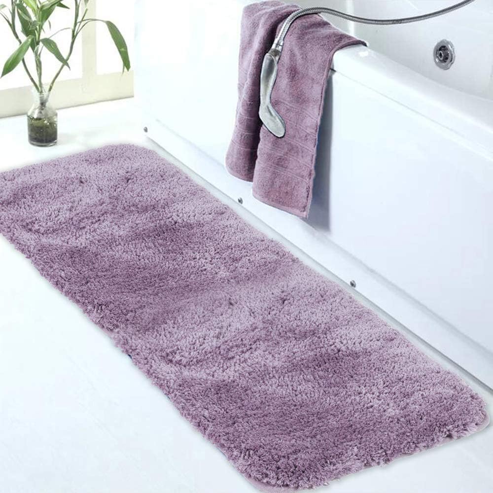 Walensee Large Bathroom Rug (24 x 60, Lavender) Ex...