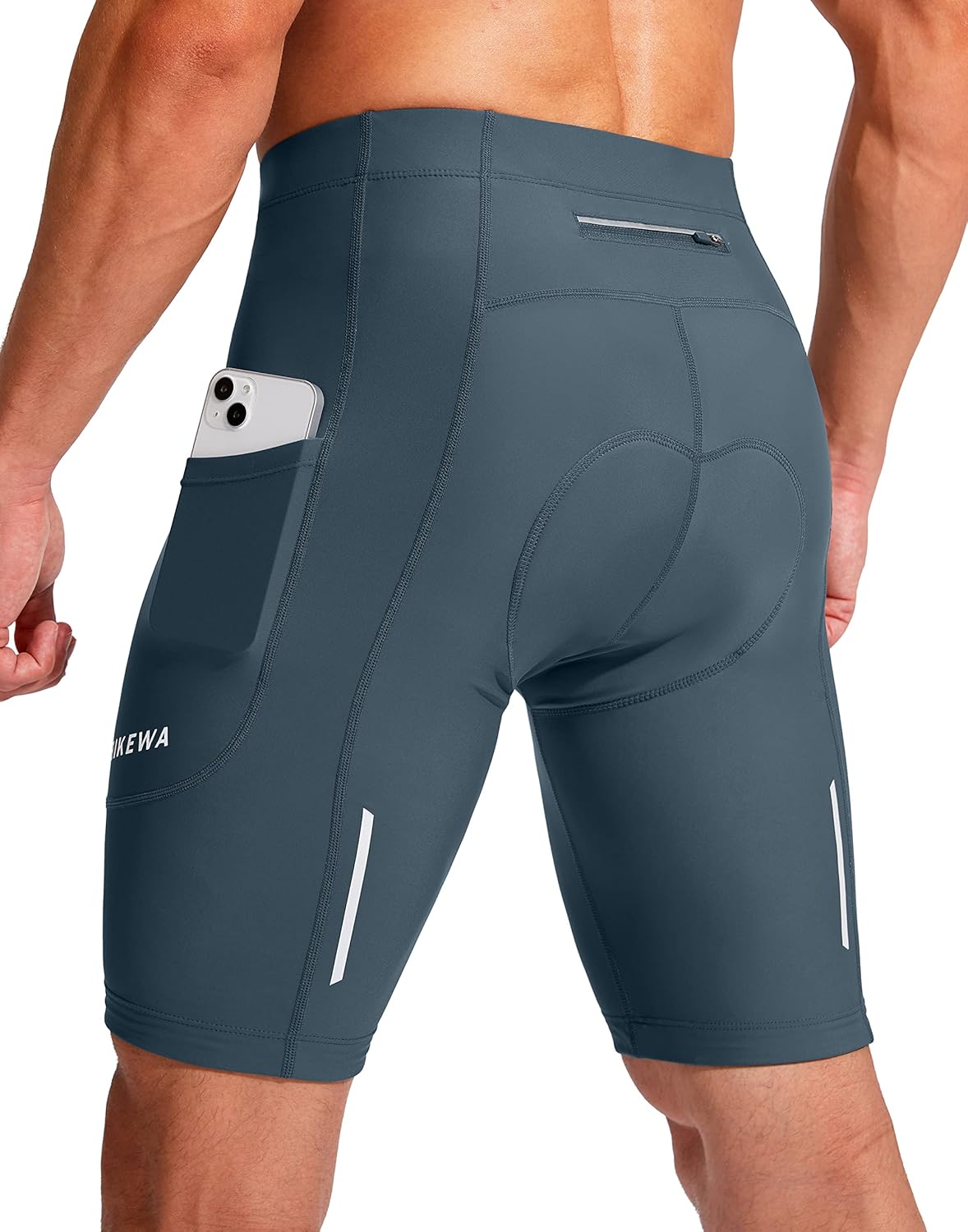 Men's Bike Shorts 3D Padded Cycling Road Biking Mountain Riding Biker Bicycle UP...