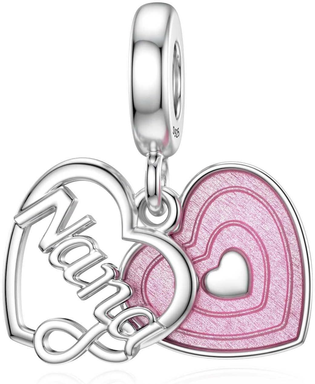 SEVENWELL Sterling Silver Charm for Pandora Mother Sister Daughter Wife Grandma...