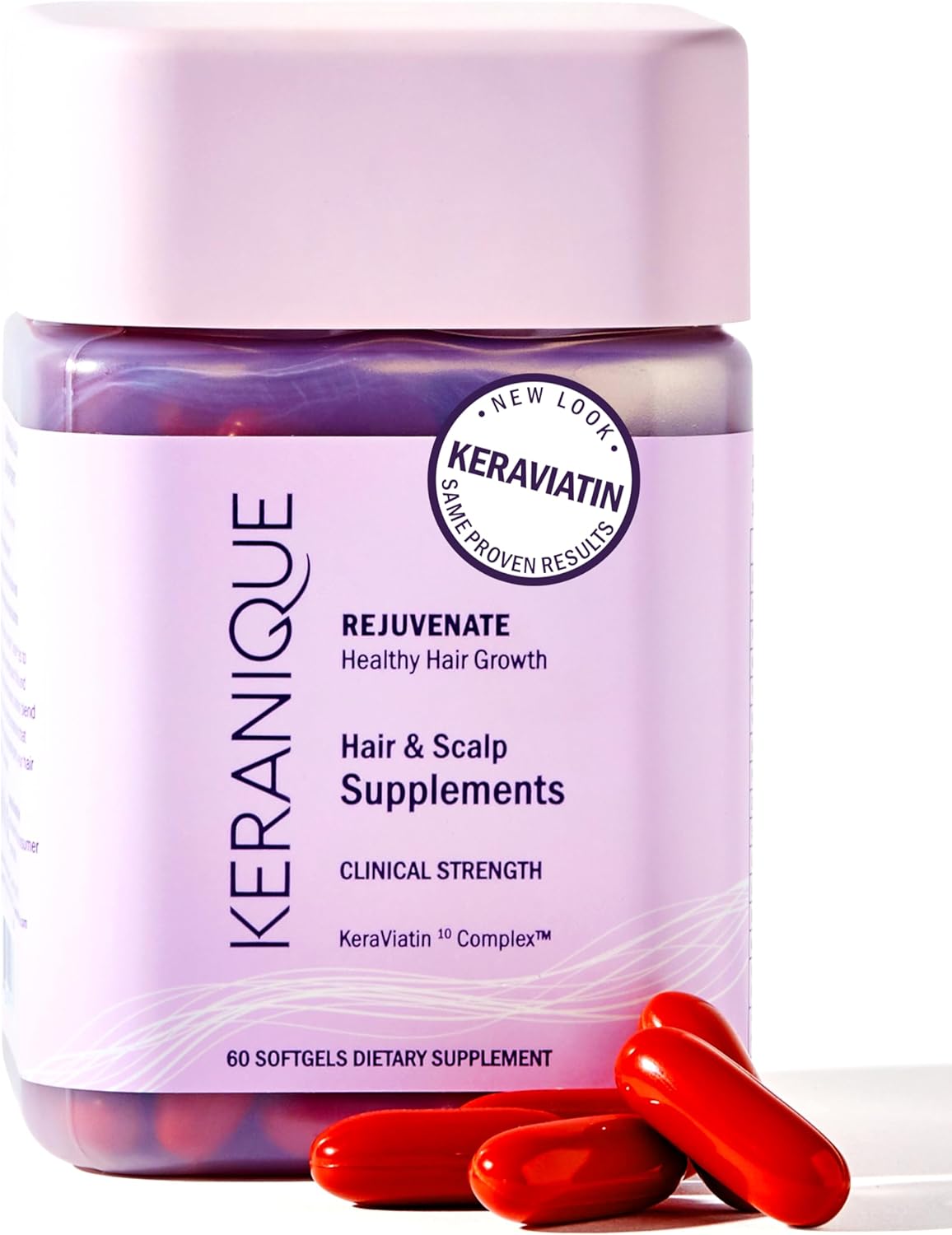 Keranique Hair & Scalp Supplements - Promote Strength and Growth Best for Thinni...