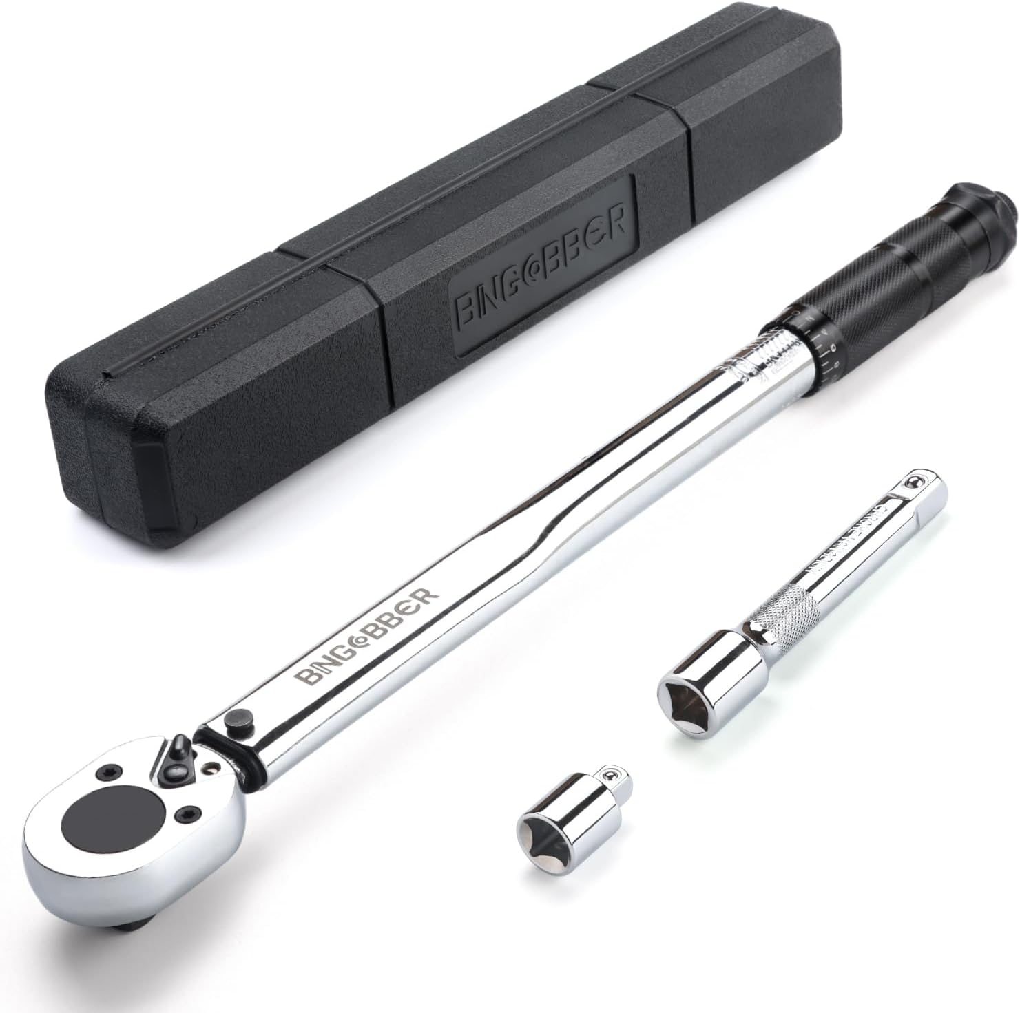 BINGCOBBER 1/2 Inch Drive Click Torque Wrench Set, Dual-Direction Adjustable, 28...