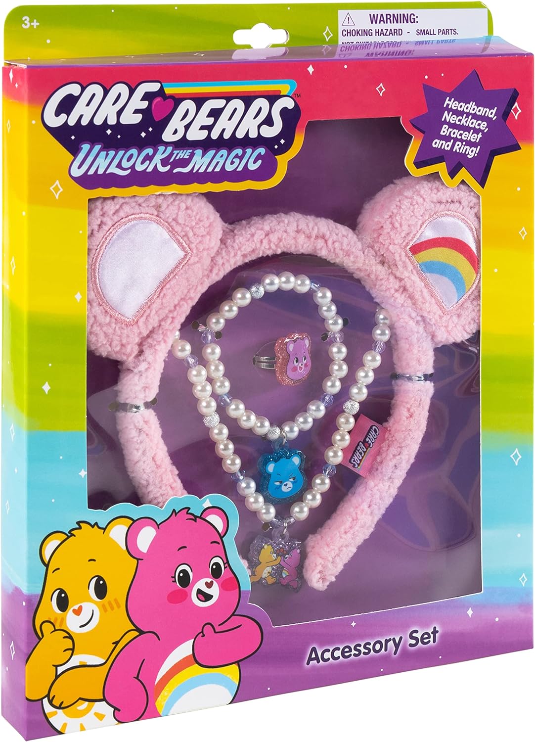 Care Bears Headbands and Jewelry Set for Girls - Headband, Necklace, Bracelet an...