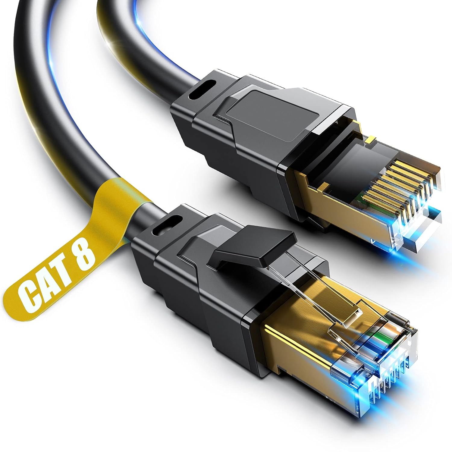 Cat 8 Ethernet Cable, 20ft Heavy Duty High Speed Internet Network Cable, Profess...