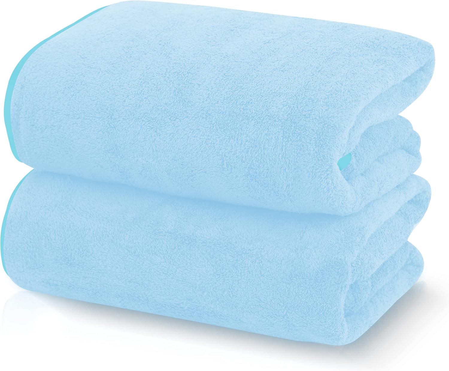 Silk Hemming Bath Towels for Bathroom Clearance - 27 x 55 inches - Light Thin Qu...