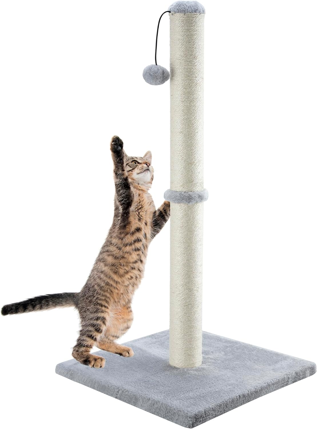 Dimaka 86 cm Tall Ultimate Cat Scratching Post, Claw Scratcher with Sisal Rope a...