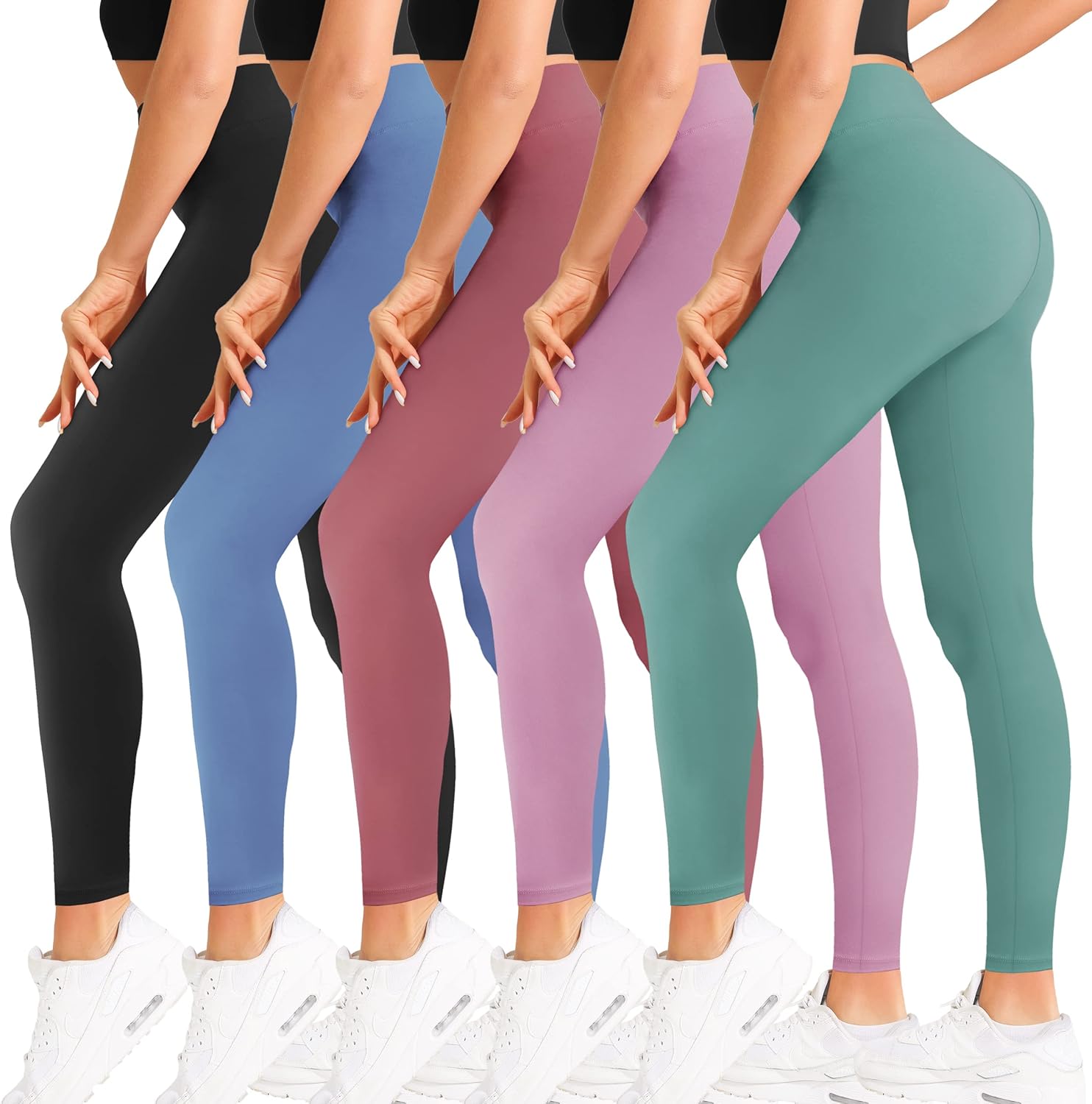 Natural Feelings Buttercloud High Waisted Leggings for Women Ultra Soft Stretch...