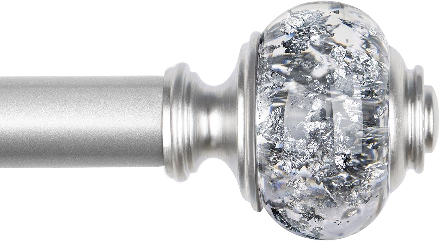 1 Inch Curtain Rods 72 to 144 Inches(6-12 ft), USFOOK Telescoping Single Drapery...