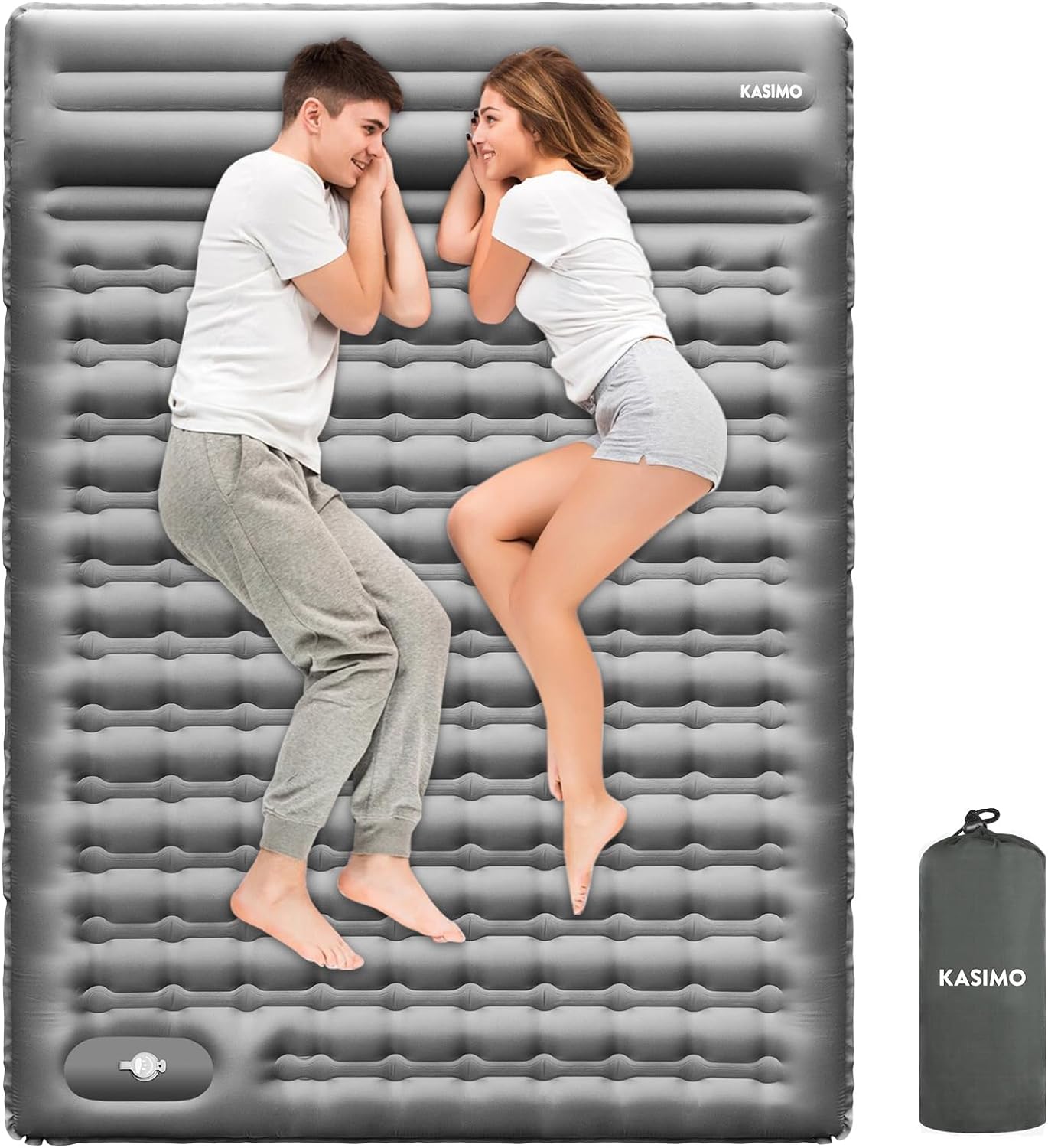 KASIMO Sleeping Mat - Ultralight & Thick Inflatable Camping Sleeping Pad Air Mat...