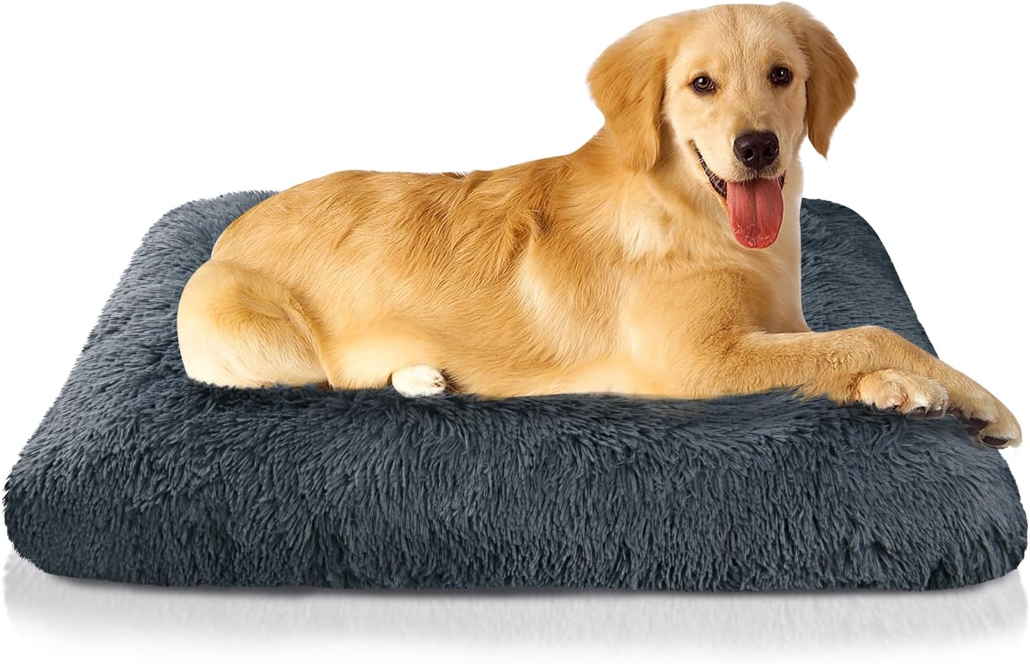 Onarway Dog Mattress Bed for Crate Washable: 90x60x11cm Large Sized Fluffy Dog C...