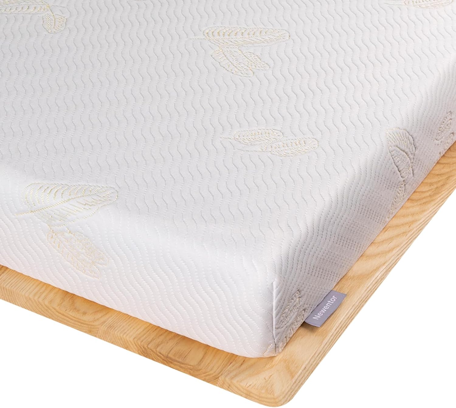 Newentor® Luxury Firm Dual-Layer Mattress Topper - Back Pain Relief King Size Be...