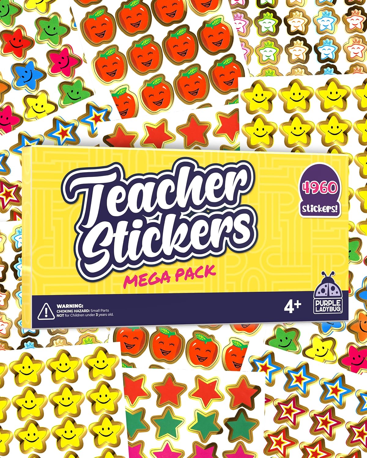 Teacher Stickers for Students with 4960 Reward Stickers for Kids Classroom Suppl...