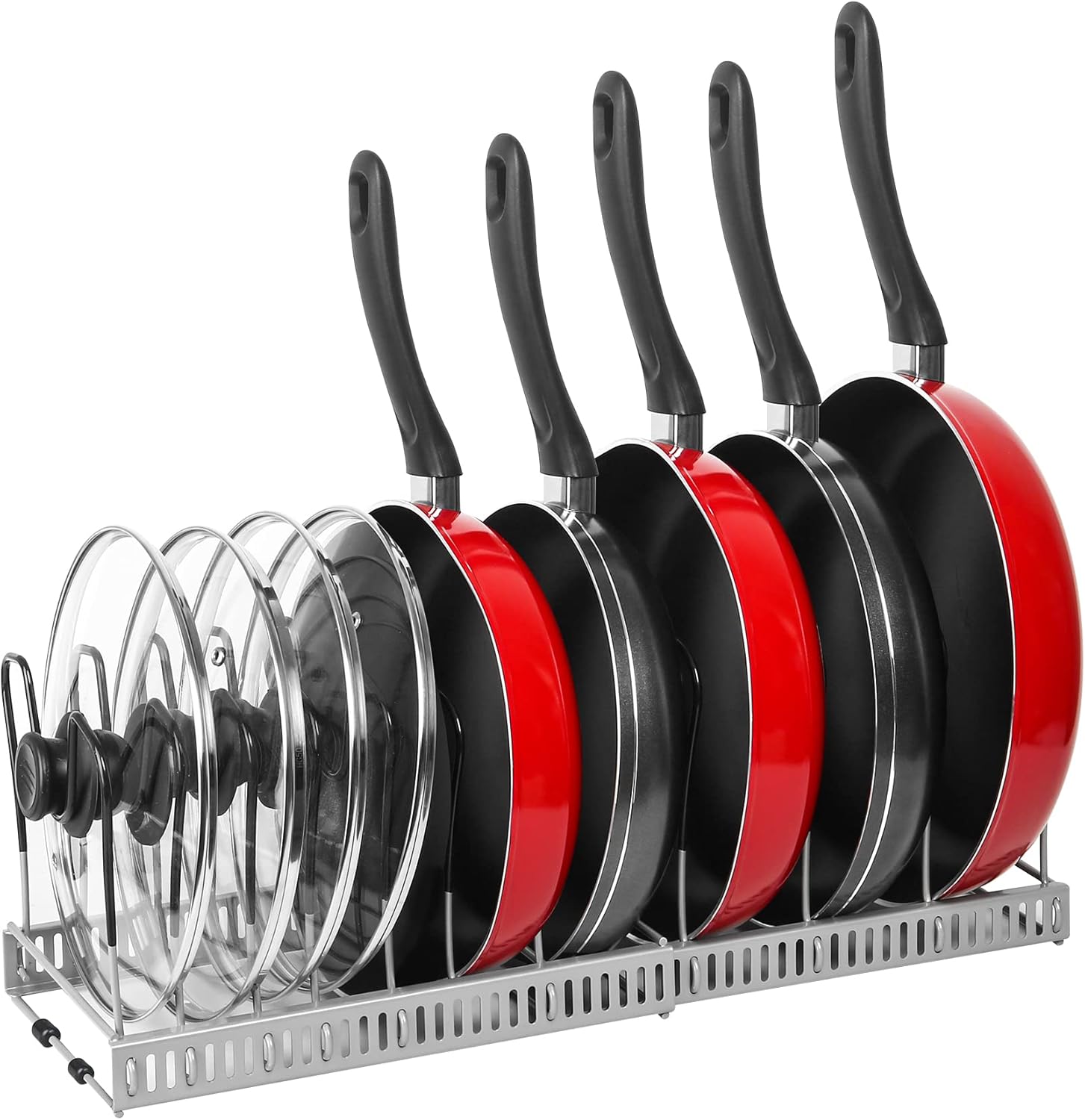 Pot Rack Organizer, Special and Expandable Pot and Pan Organizer for Cabinet, In...