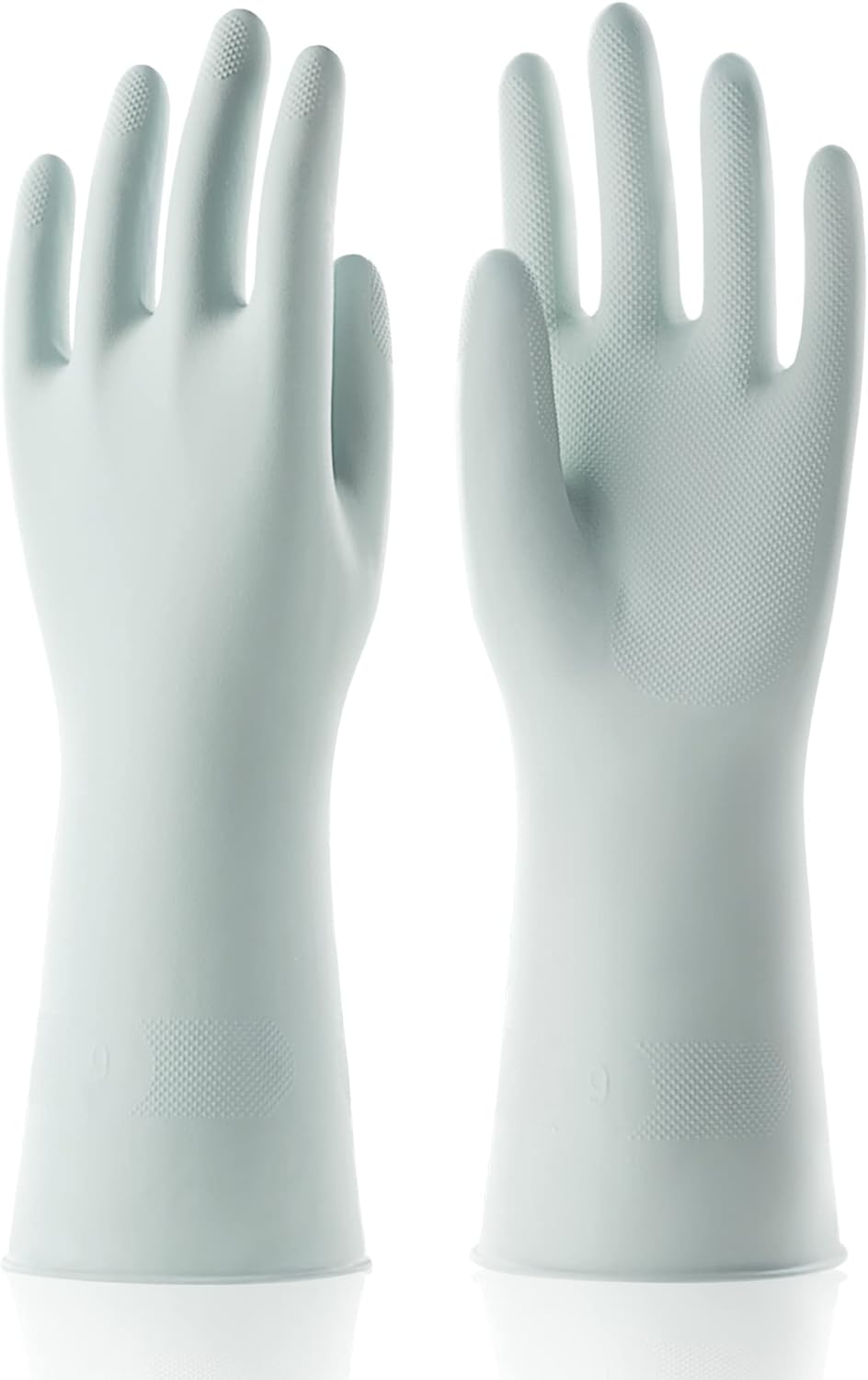 COOLJOB Medium Reusable Rubber Dishwashing Cleaning Gloves for Kitchen Bathroom,...