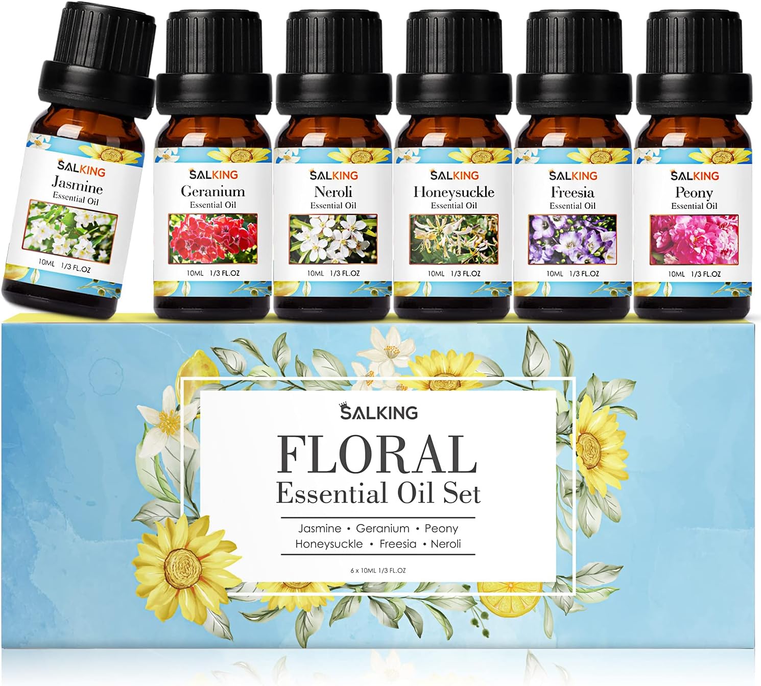 SALKING Essential Oils Gift Set, 100% Pure Fragrance Oil Aromatherapy Essential...