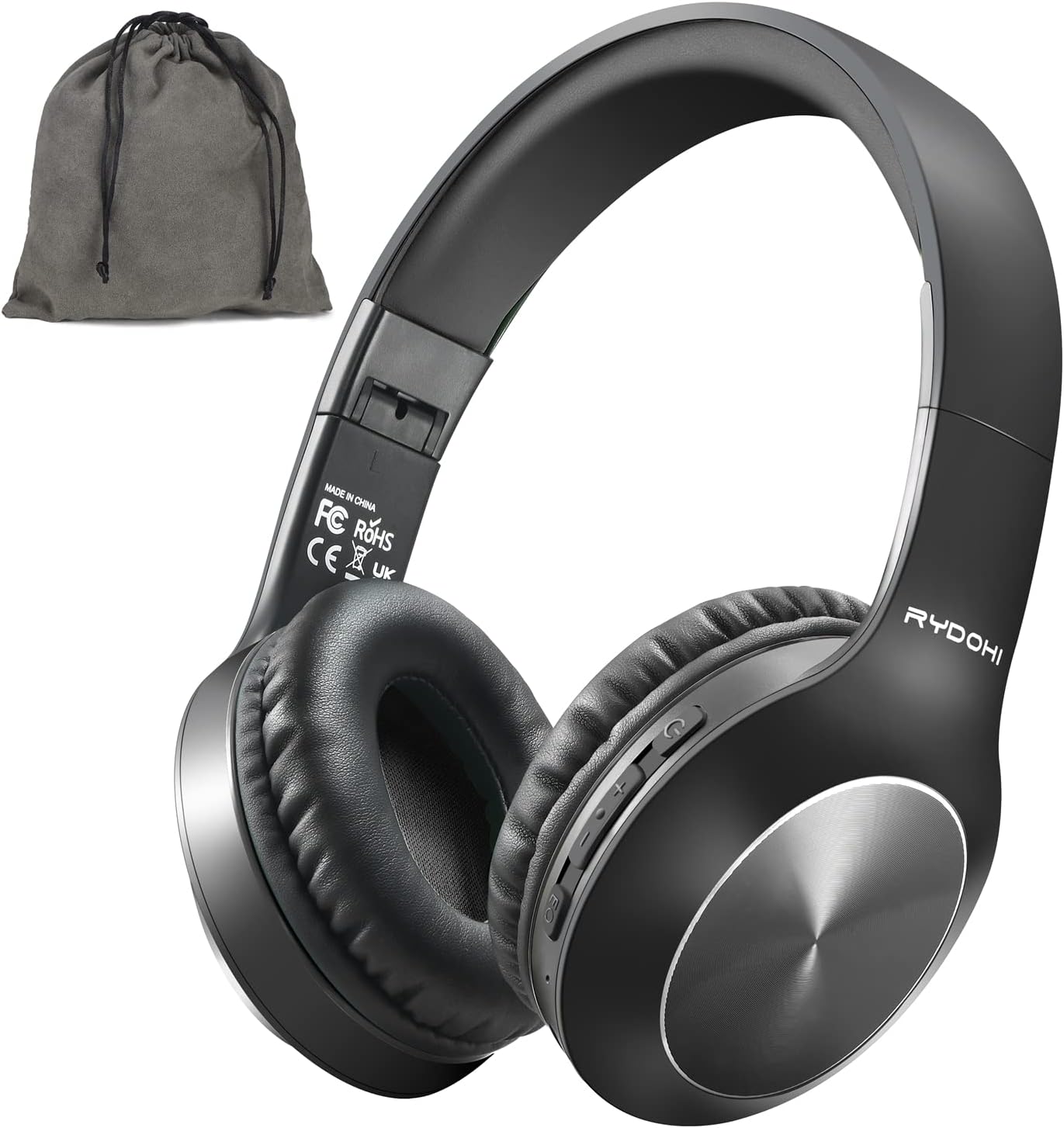 Rydohi Bluetooth Headphones Over Ear, 68H Playtime and 3 EQ Music Modes Wireless...