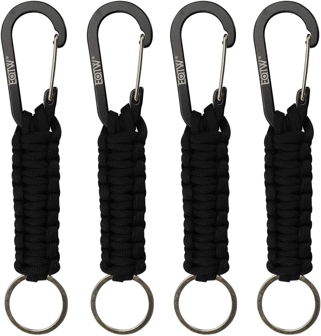 EOTW Keychain/Keyring with Carabiner Clips, Lanyard Key Chain with Locking D Rin...